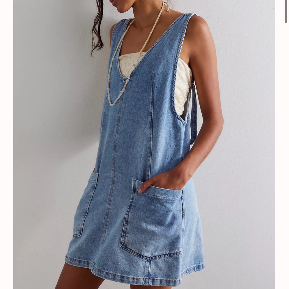 Denim Sleeveless Jumpsuit